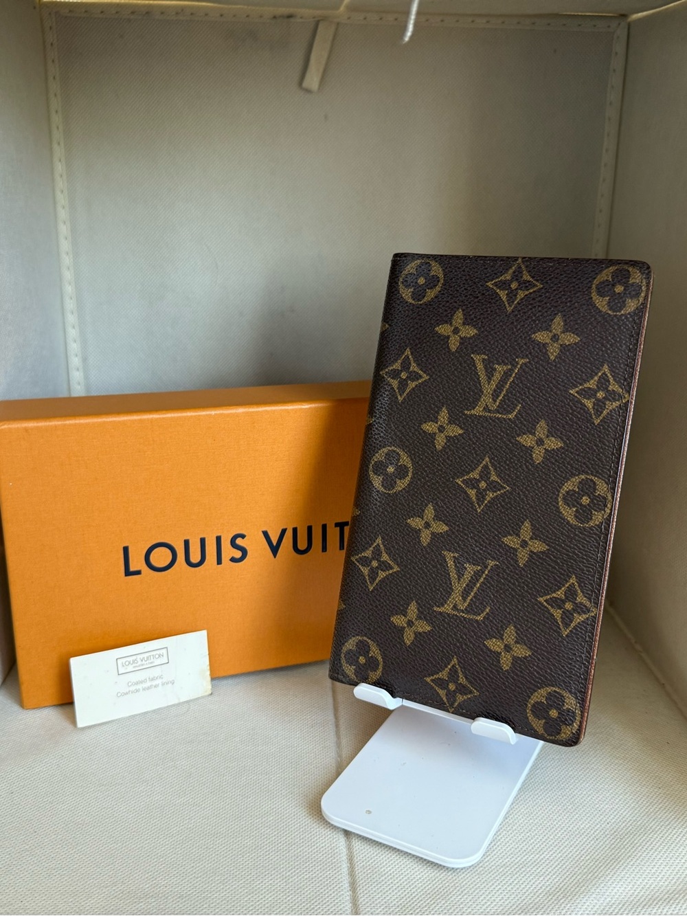 LOUIS VUITTON Card Bill Holder M60825 Used